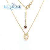 Gold Plated Pearl Necklace- 20 inches